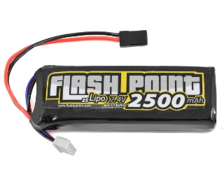 Image de Flash Point 2S LiPo Receiver Battery Pack w/Balancer Plug (7.4V/2500mAh)