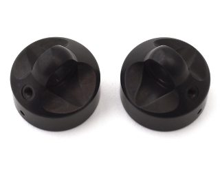 Bild von Xray XB8 Aluminum Zero Rebound Shock Cap (Black) (2) XRA358056
