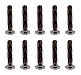 Picture of Element RC 2.5x14mm Flat Head Screws (10)