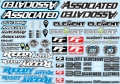 Picture of Team Associated AE Branding Decal Sheet