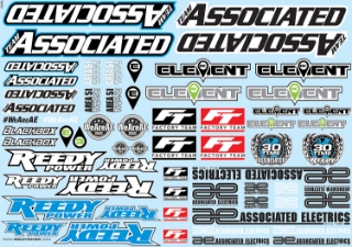 Picture of Team Associated AE Branding Decal Sheet
