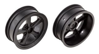 Picture of Team Associated DR10 2.2 Drag Racing Front Wheels (Black) (2)