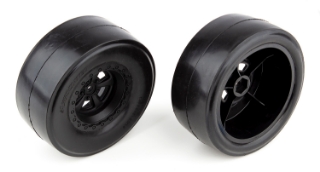 Picture of Team Associated DR10 Rear Pre-Mounted Drag Racing Slick Tires (2)