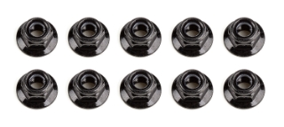 Picture of Team Associated M5 Flanged Locknuts (10)