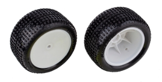 Picture of Team Associated RB10 RTR Rear Pre-Mounted Tires (White) (2)