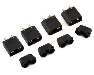 Picture of DragRace Concepts XT90 Female Connectors (Black) (4)