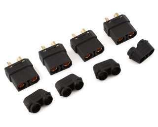 Picture of DragRace Concepts XT90 Male Connectors (Black) (4)