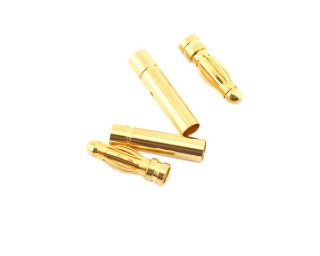 Picture of ProTek RC 3.0mm Gold Plated Inline Connectors (2 Male/2 Female)