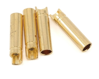 Picture of ProTek RC 4.0mm "Super Bullet" Solid Gold Connectors (4 Female)
