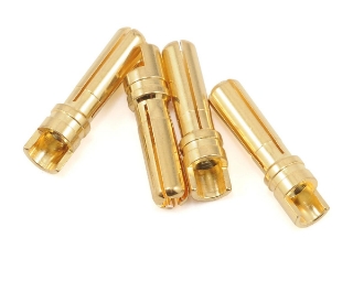 Picture of ProTek RC 4.0mm "Super Bullet" Solid Gold Connectors (4 Male)