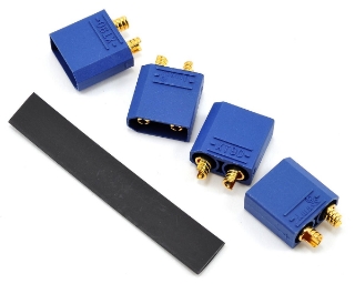 Picture of ProTek RC 4.5mm "TruCurrent" XT90 Polarized Device Connectors (4 Male)