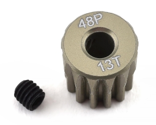 Picture of ProTek RC 48P Lightweight Hard Anodized Aluminum Pinion Gear (3.17mm Bore) (13T)