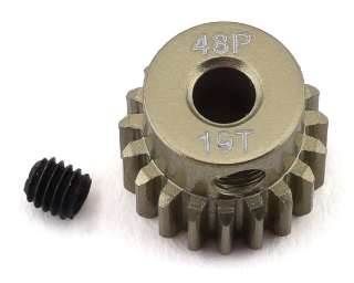 Picture of ProTek RC 48P Lightweight Hard Anodized Aluminum Pinion Gear (3.17mm Bore) (19T)
