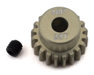 Picture of ProTek RC 48P Lightweight Hard Anodized Aluminum Pinion Gear (3.17mm Bore) (20T)