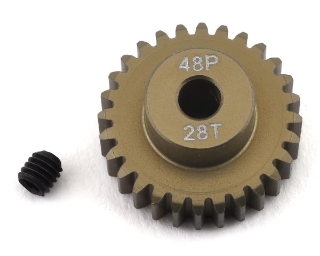 Picture of ProTek RC 48P Lightweight Hard Anodized Aluminum Pinion Gear (3.17mm Bore) (28T)