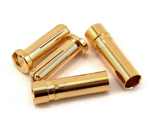 Picture of ProTek RC 5.0mm "Super Bullet" Solid Gold Connectors (2 Male/2 Female)