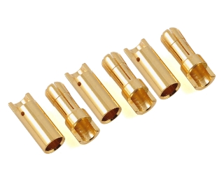 Picture of ProTek RC 5.5mm "Super Bullet" Solid Gold Connectors (3 Male/3 Female)