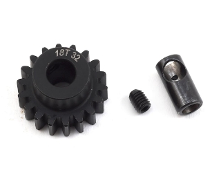 Picture of ProTek RC Steel 32P Pinion Gear w/3.17mm Reducer Sleeve (Mod .8) (5mm Bore) (18T)