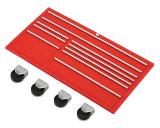 Picture of Scale By Chris Scale Shop Series Classic Tool Box Face w/Casters (Red)