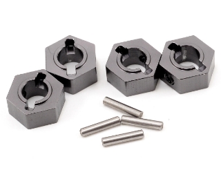 Picture of ST Racing Concepts Aluminum Hex Adapter & Drive Pin Set (Gun Metal) (4)