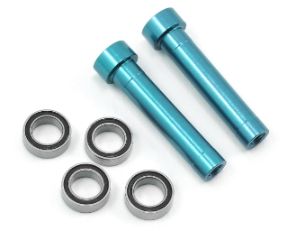 Picture of ST Racing Concepts Aluminum Steering Posts w/Bearings (Blue)