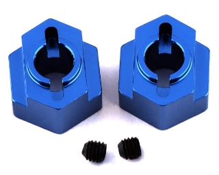 Picture of ST Racing Concepts DR10 Aluminum Rear Hex Adapters (2) (Blue)