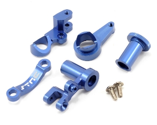 Picture of ST Racing Concepts HD Aluminum Steering Bellcrank Set (Blue) (Slash 4x4)