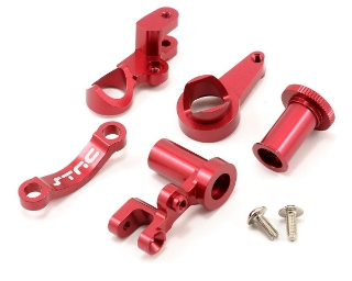 Picture of ST Racing Concepts HD Aluminum Steering Bellcrank Set (Red) (Slash 4x4)