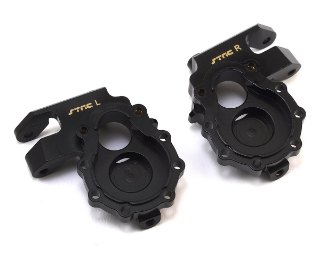 Picture of ST Racing Concepts Traxxas TRX-4 Brass Front Steering Knuckles (Black) (2)