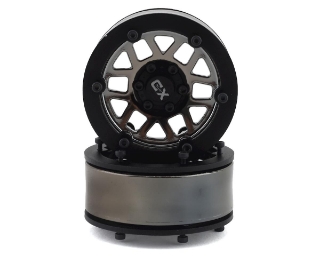 Picture of Incision KMC XD229 Machete 1.9 Plastic Beadlock Wheels (2) (Black Chrome)