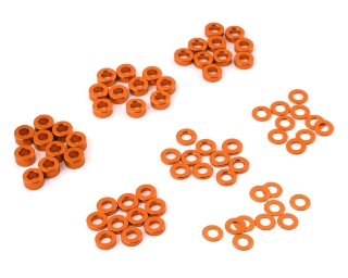 Picture of Yeah Racing 3x0.25/0.5/1.5/2/2.5/3mm Flat Washer Set (Orange) (70)