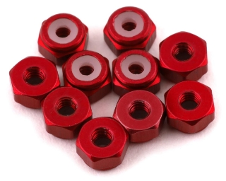 Picture of Yeah Racing 2mm Aluminum Lock Nut (Red) (10)