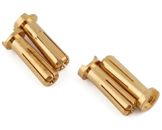 Picture of Yeah Racing Male 5mm Gold Bullet Plugs (4)