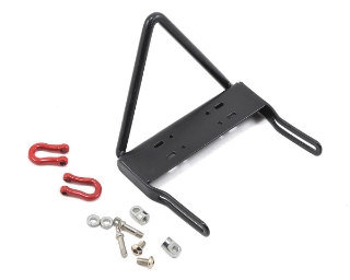 Picture of Yeah Racing SCX10 Steel Front "Stinger" Bumper w/Winch Mount & Shackles