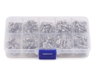 Picture of Yeah Racing 3mm Stainless Steel Screw Set w/Case (400) (Flat Head/Button Head)