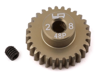 Picture of Yeah Racing 48P Hard Coated Aluminum Pinion Gear (28T)