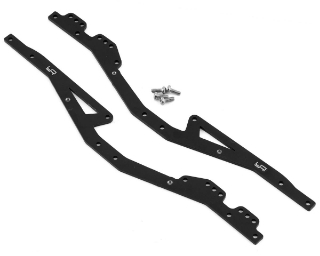 Picture of Yeah Racing Kyosho MX-01 Mini-Z Aluminum Chassis Rails (Black) (2)