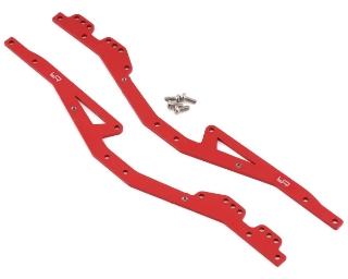 Picture of Yeah Racing Kyosho MX-01 Mini-Z Aluminum Chassis Rails (Red) (2)