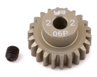 Picture of Yeah Racing Mod 0.6 Hard Coated Aluminum Pinion Gear (22T)