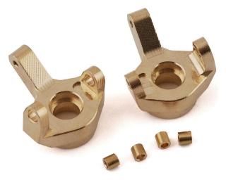 Picture of Yeah Racing SCX24 Brass Front Steering Knuckles