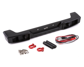 Picture of Yeah Racing Axial SCX10 III Aluminum Rear Bumper w/LEDs (Black)