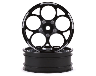 Picture of SSD RC 5 Hole Aluminum Front 2.2” Drag Racing Wheels (Black) (2)