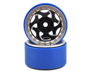 Picture of SSD RC 2.2 Champion PL Beadlock Wheels (Black/Silver)