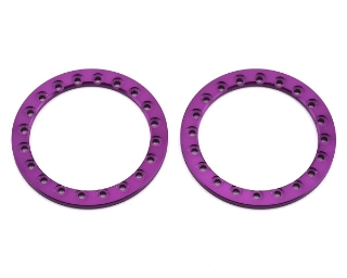 Picture of SSD RC 1.9” Aluminum Beadlock Rings (Purple) (2)