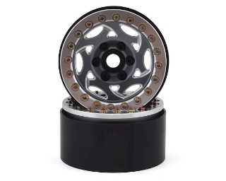 Picture of SSD RC 1.9” Champion Beadlock Wheels (Grey/Silver) (2)