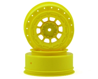 Picture of JConcepts 12mm Hex Hazard Front Wheel w/3mm Offset (Yellow) (2) (SC10B)
