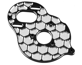 Picture of JConcepts DR10/SR10 +2 Aluminum "Honeycomb" Motor Plate (Black)