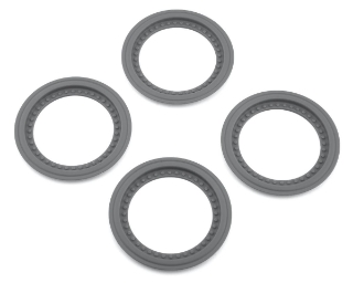 Picture of JConcepts Tribute Monster Truck Wheel Mock Beadlock Rings (Silver) (4)
