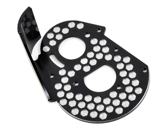 Picture of JConcepts RC10 Aluminum Rear Motor Plate Honeycomb (Black)