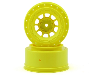 Picture of JConcepts 12mm Hex Hazard Short Course Wheels (Yellow) (2) (Slash)